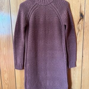 Prana Long Sleeve Knit Dress - Chai Brown
